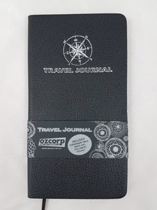 Travel Journal Slim - Black Softcover